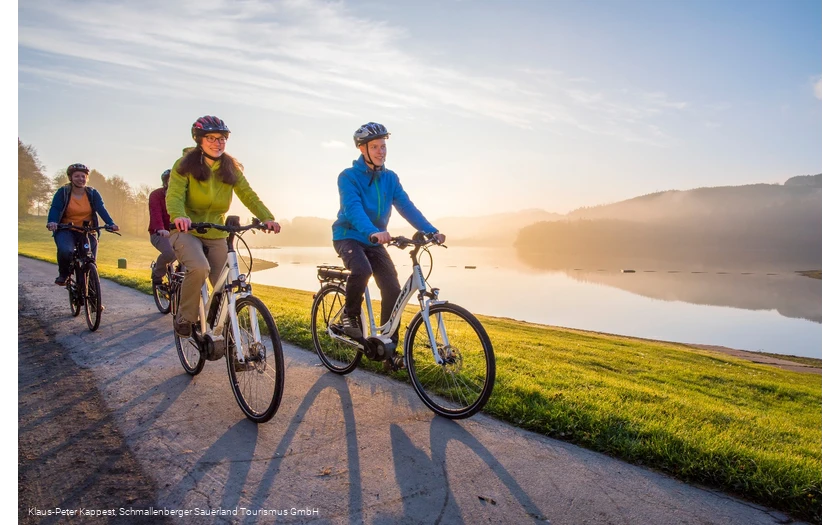 Radfahren am Hennesee