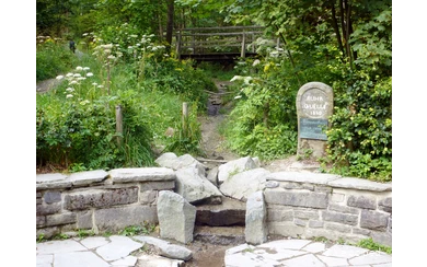 Ruhrquelle am RuhrtalRadweg in Winterberg