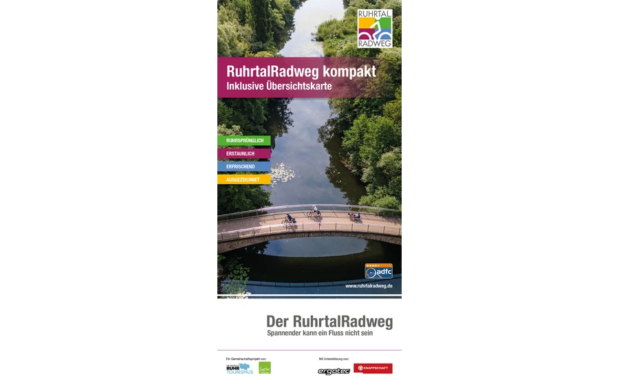 Cover des RuhrtalRadweg Übersichtsflyers
