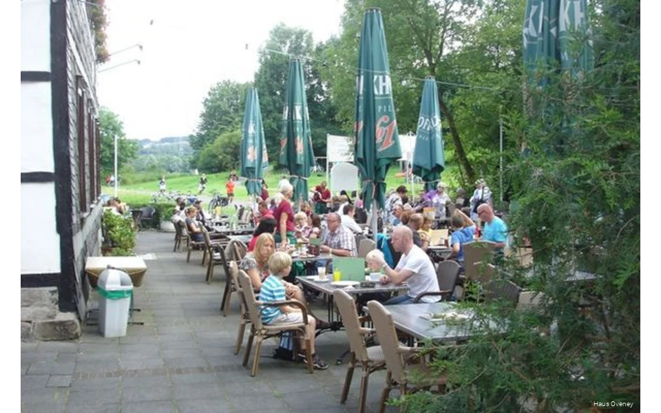 Terrasse des Haus Oveney in Bochum