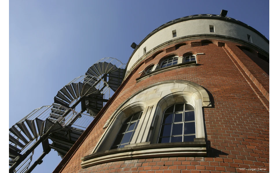 Außenansicht der Camera Obscura in Mülheim an der Ruhr
