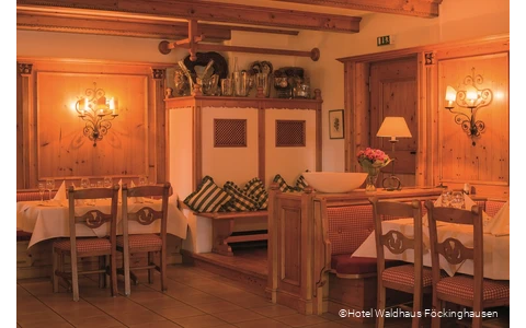 Restaurant des Hotels Waldhaus Föckinghausen in Bestwig