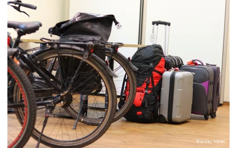 Abstellmöglichkeiten für Fahrräder und Gepäck im Ardey Hotel in Witten