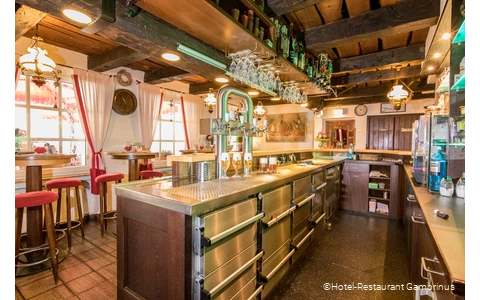 Bar des Hotel-Restaurants Gambrinus in Arnsberg