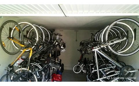 Fahrradgarage des Wald & Golfhotel Lottental in Bochum