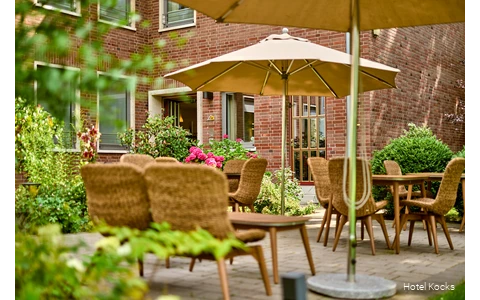 Terrasse des Hotel Kocks in Mülheim an der Ruhr