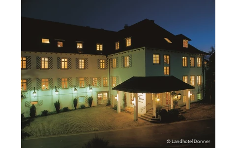 Außenansicht des Landhotel Donner