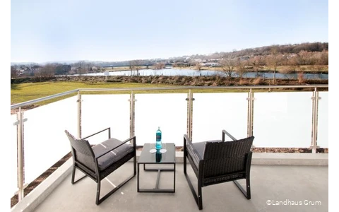 Zimmerbalkon des Landhauses Grum in Hattingen