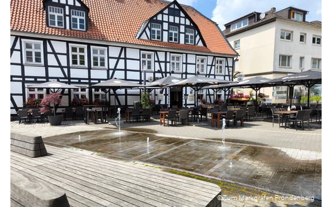 Außenansicht des Restaurants "Zum Markgrafen Fröndenberg"