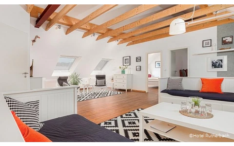 Zimmerbeispiel des Hotels Rutherbach in Essen