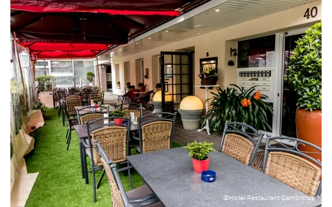 Terrasse des Hotel-Restaurants in Arnsberg
