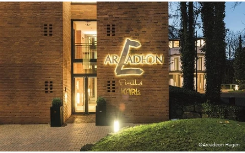 Außenansicht des Arcadeon Hagen