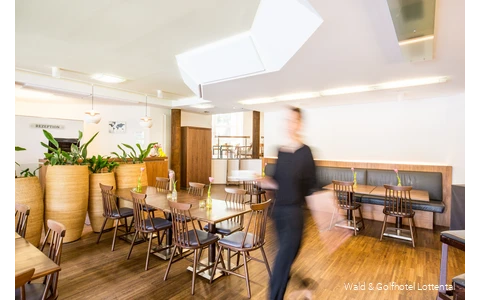 Frühstücksraum des Wald & Golfhotels Lottental