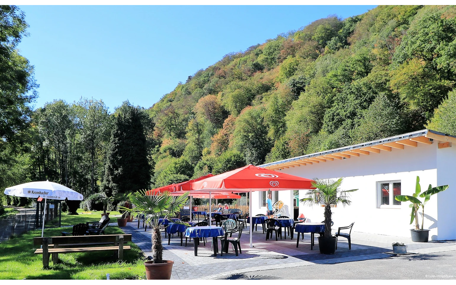 Außenansicht der Klutes Minigolfoase