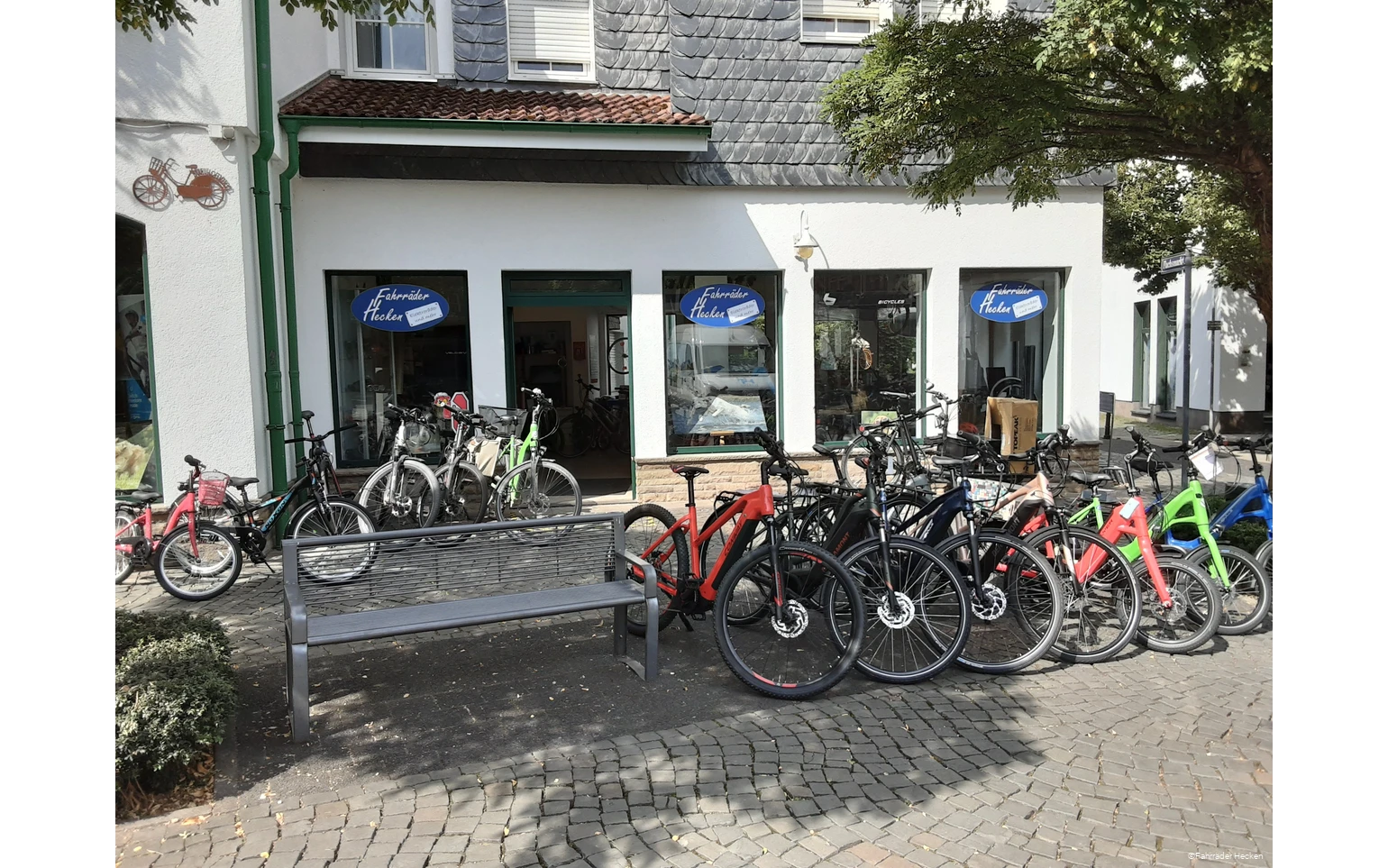 Hattingen, Fahrräder Hecken