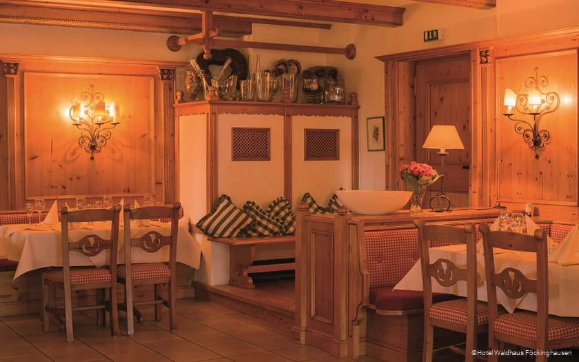 Restaurant des Hotels Waldhaus Föckinghausen in Bestwig