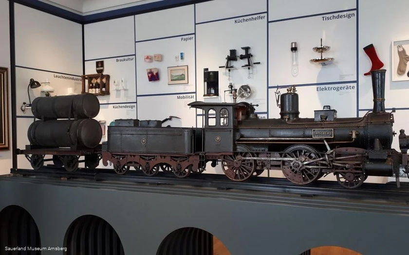 Eisenbahnmodell im Sauerland-Museum
