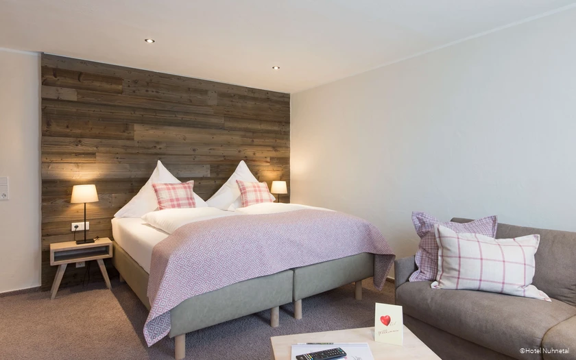 Raum einer Ferienwohnung im Hotel Nuhnetal in Winterberg