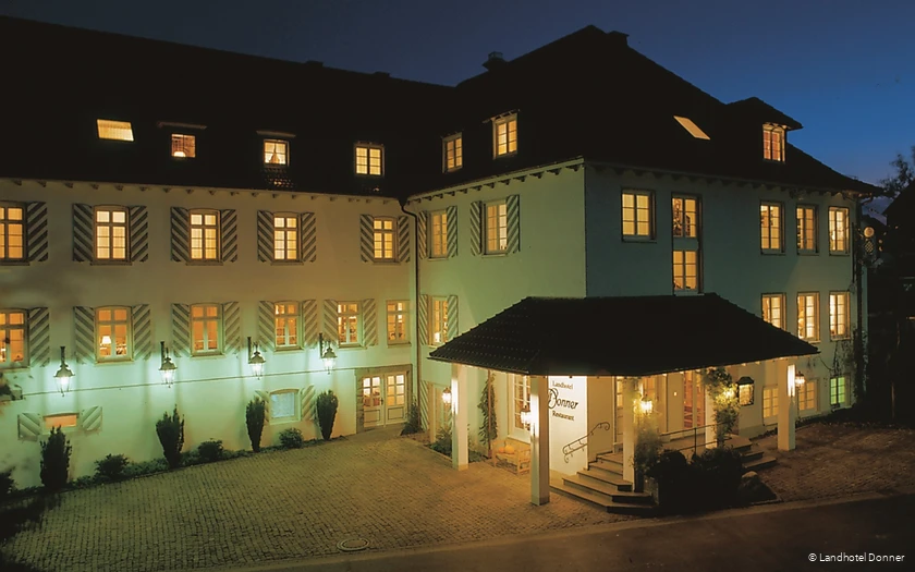 Außenansicht des Landhotel Donner