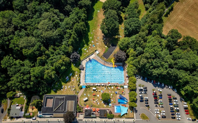 Freibad Neheim Luftbild
