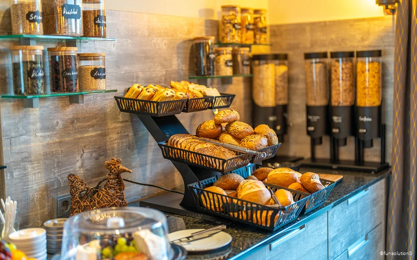 Frühstück im Hotel Mirage in Duisburg