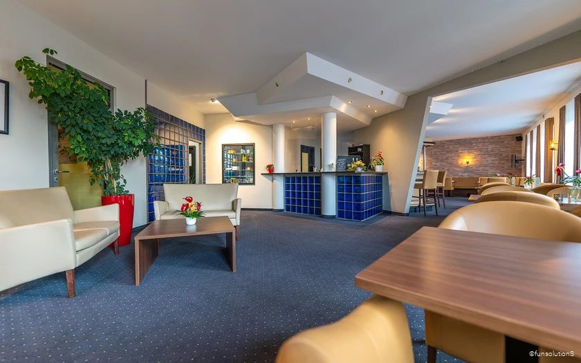Lobby des Hotel Mirage in Duisburg