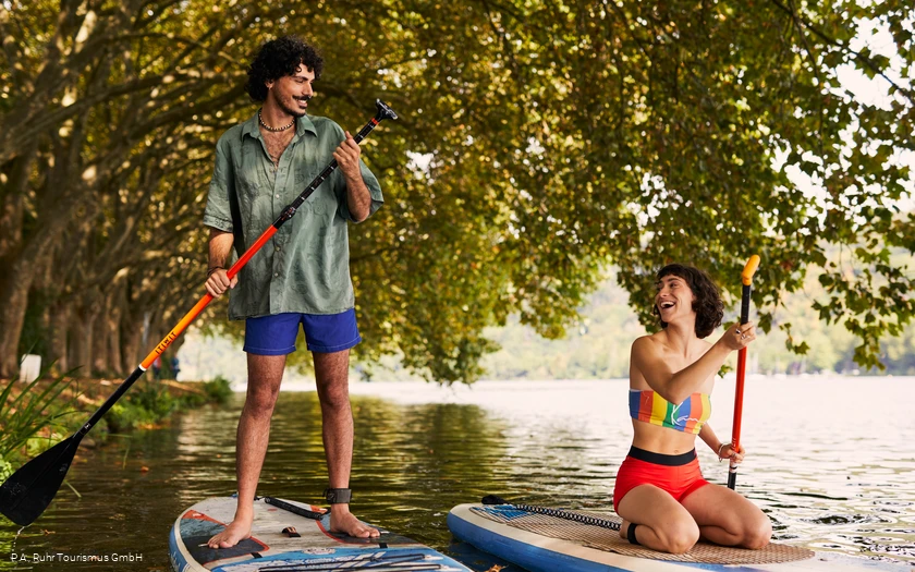 Baldeneysee, stand up paddling, Essen