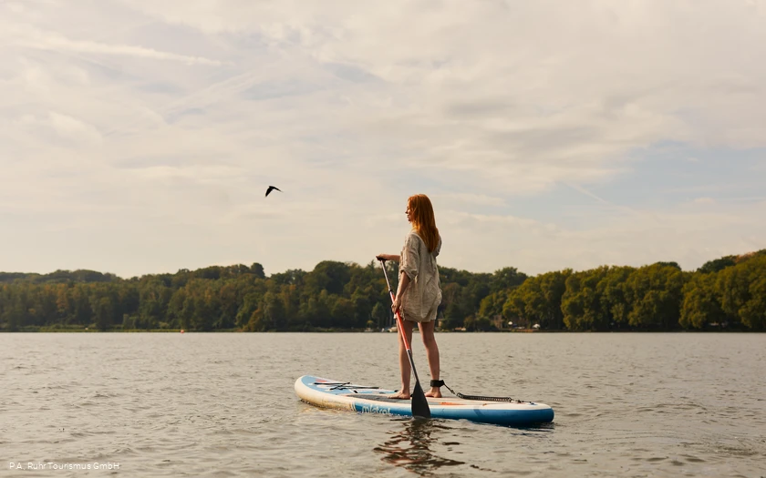 Baldeneysee, stand up paddling, Essen