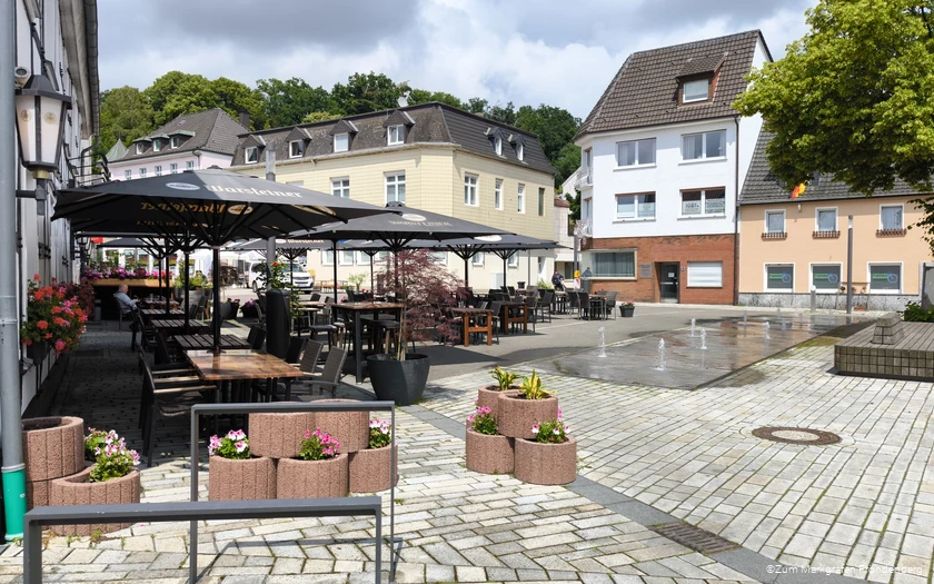 Außenansicht des Restaurants "Zum Markgrafen Fröndenberg"