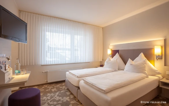 Ansicht eines Zimmers im Hotel Haus Andrea in Winterberg