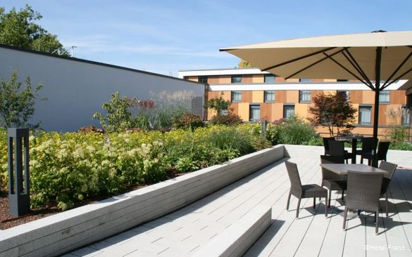 Dachgarten des Hotels Franz in Essen