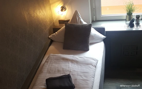 Einzelzimmer in der Pension Abshoff in Meschede