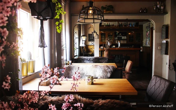 Restaurant in der Pension Abshoff in Meschede