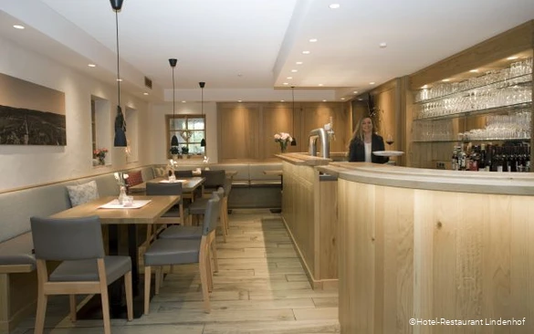 Bar des Hotel-Restaurants Lindenhof in Meschede