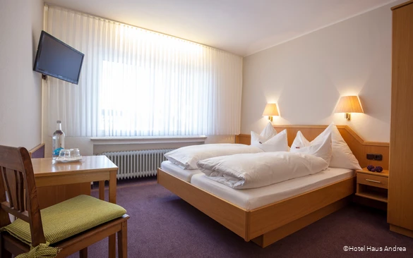 Ansicht eines Zimmers im Hotel Haus Andrea in Winterberg