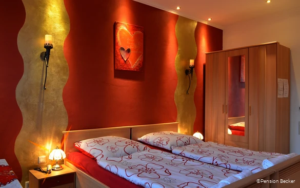 Doppelzimmer der Pension Becker in Arnsberg
