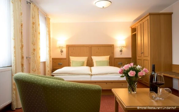Doppelzimmer des Hotel-Restaurants Lindenhof in Meschede