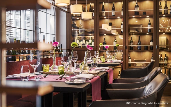 Weinbar des Romantik Berghotels Astenkrone in Winterberg