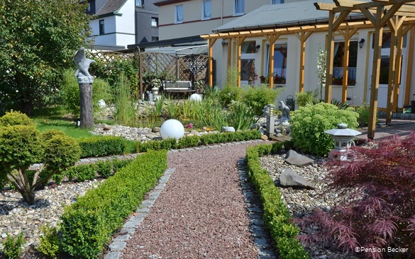 Garten der Pension Becker in Arnsberg