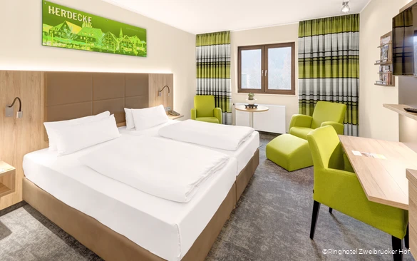 Doppelzimmer im Zweibrücker Hof in Herdecke