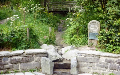 Ruhrquelle am RuhrtalRadweg in Winterberg