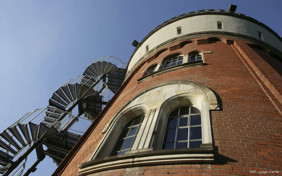 Außenansicht der Camera Obscura in Mülheim an der Ruhr