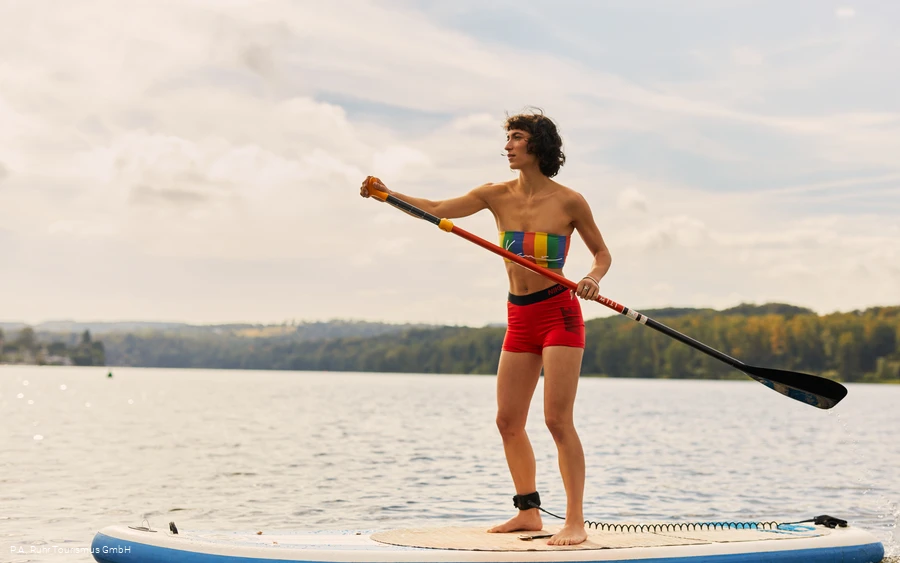 Baldeneysee, stand up paddling, Essen
