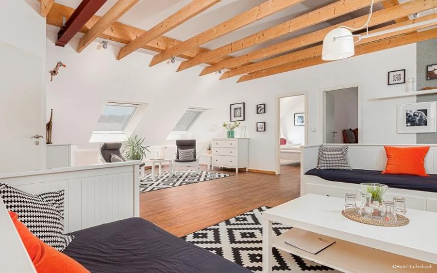 Zimmerbeispiel des Hotels Rutherbach in Essen