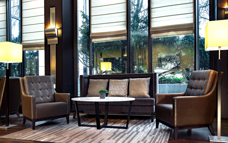 Lobby des Sheraton Hotels in Essen