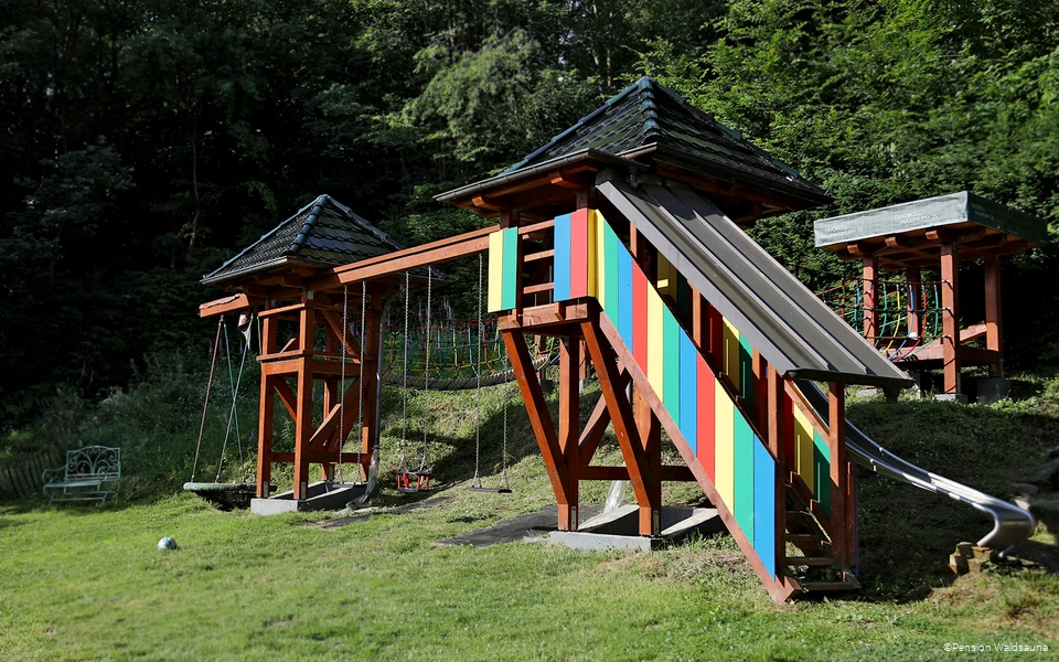 Spielplatz der Pension Waldsauna in Arnsberg