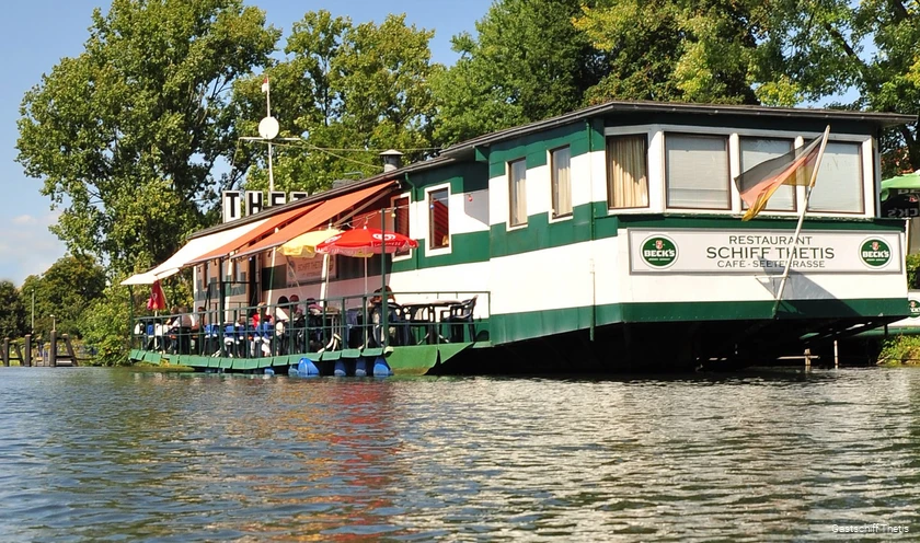 Ansicht des Gastschiff Thetis in Essen-Kettwig