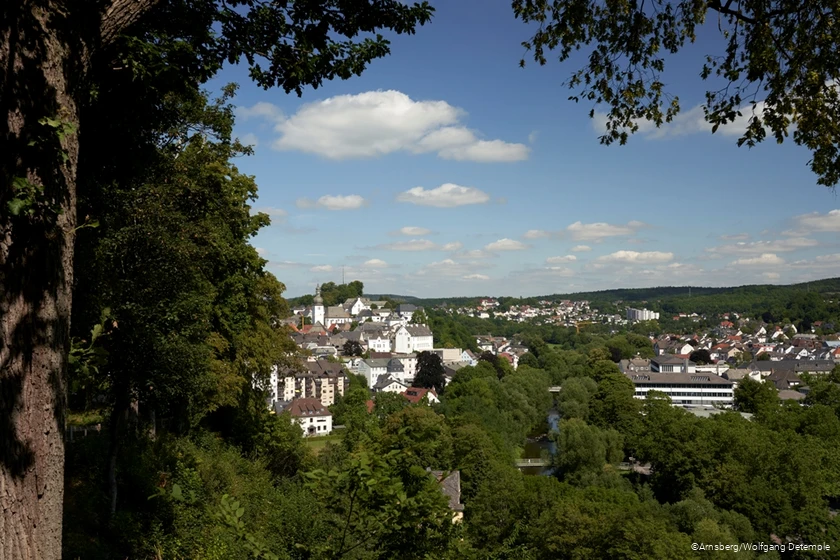 Panoramablick &uuml;ber die Arnsberger Altstadt