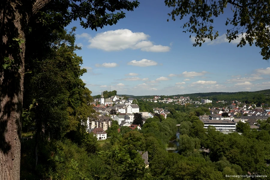 Panoramablick &uuml;ber die Arnsberger Altstadt